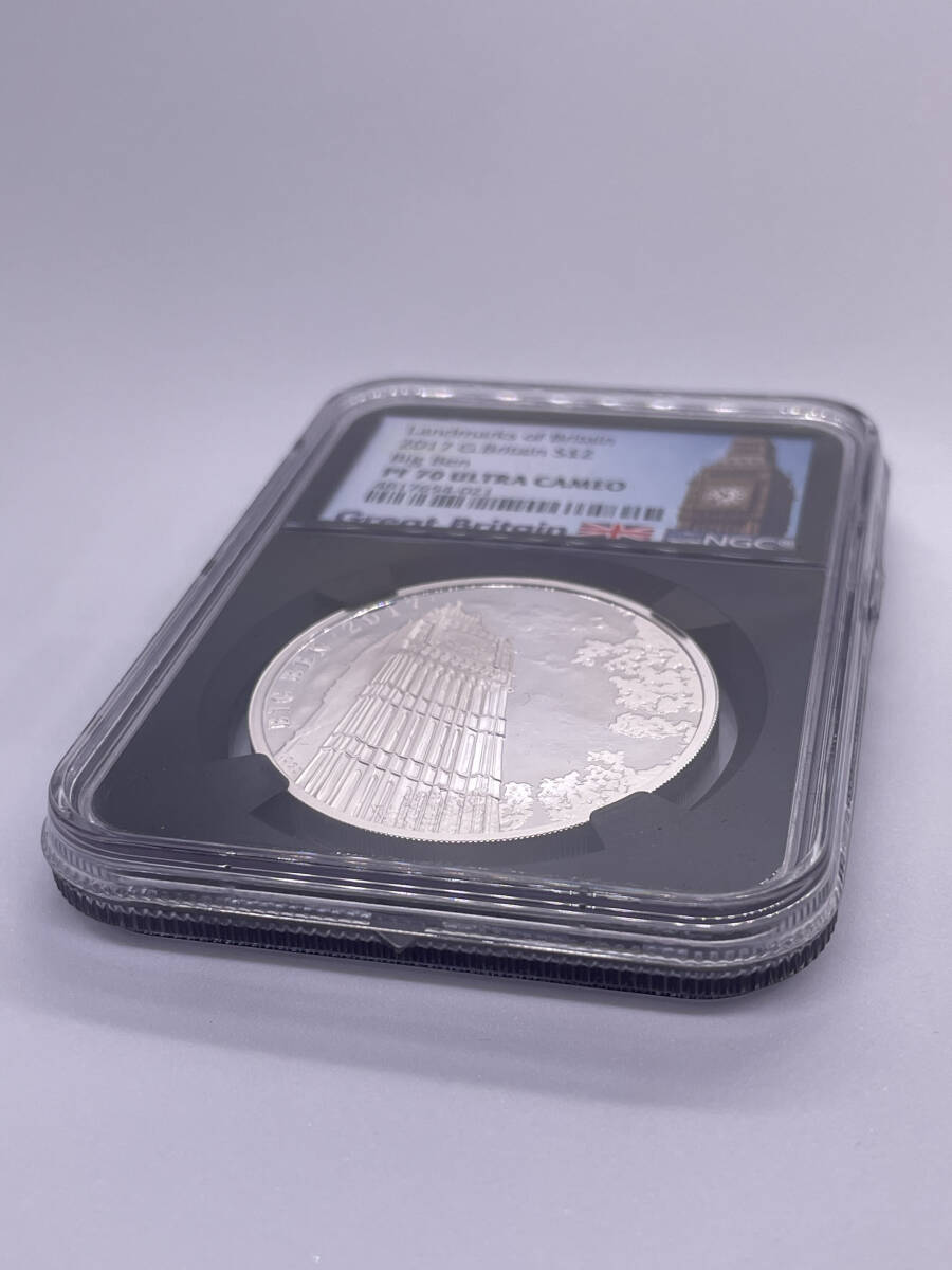 半額 福袋の通販 1円~【最高鑑定】 2017 銀貨 イギリス ランドマーク 1 オンス 銀