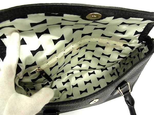 # превосходный товар # kate spade Kate Spade PXRU5183 кожа 2WAY Cross корпус плечо ручная сумочка наклонный .. оттенок черного GB0670