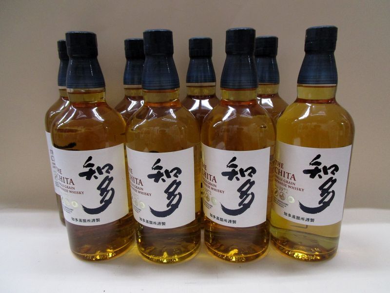 サントリー 知多 キリン 富士 シングルグレーン 700ml 2本セット