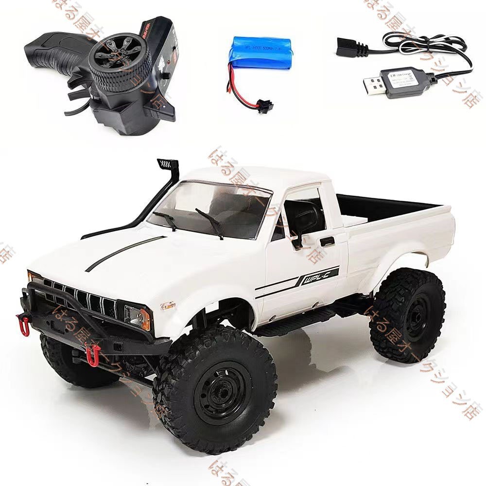 WPL C14 1/16 2.4GHz 4WD RCクローラーヘッドライトRTR付きオフロードセミトラック車
