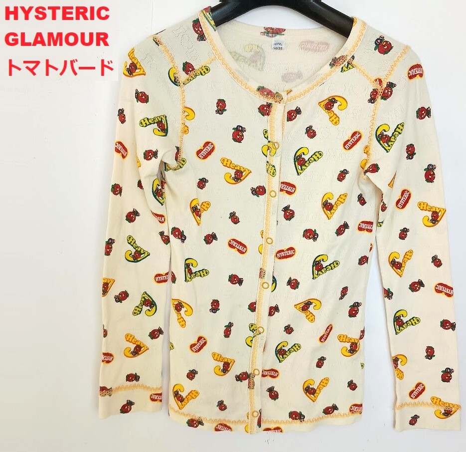 ヒステリックグラマー HYSTERIC GLAMOUR★トマトバード長袖カットソー