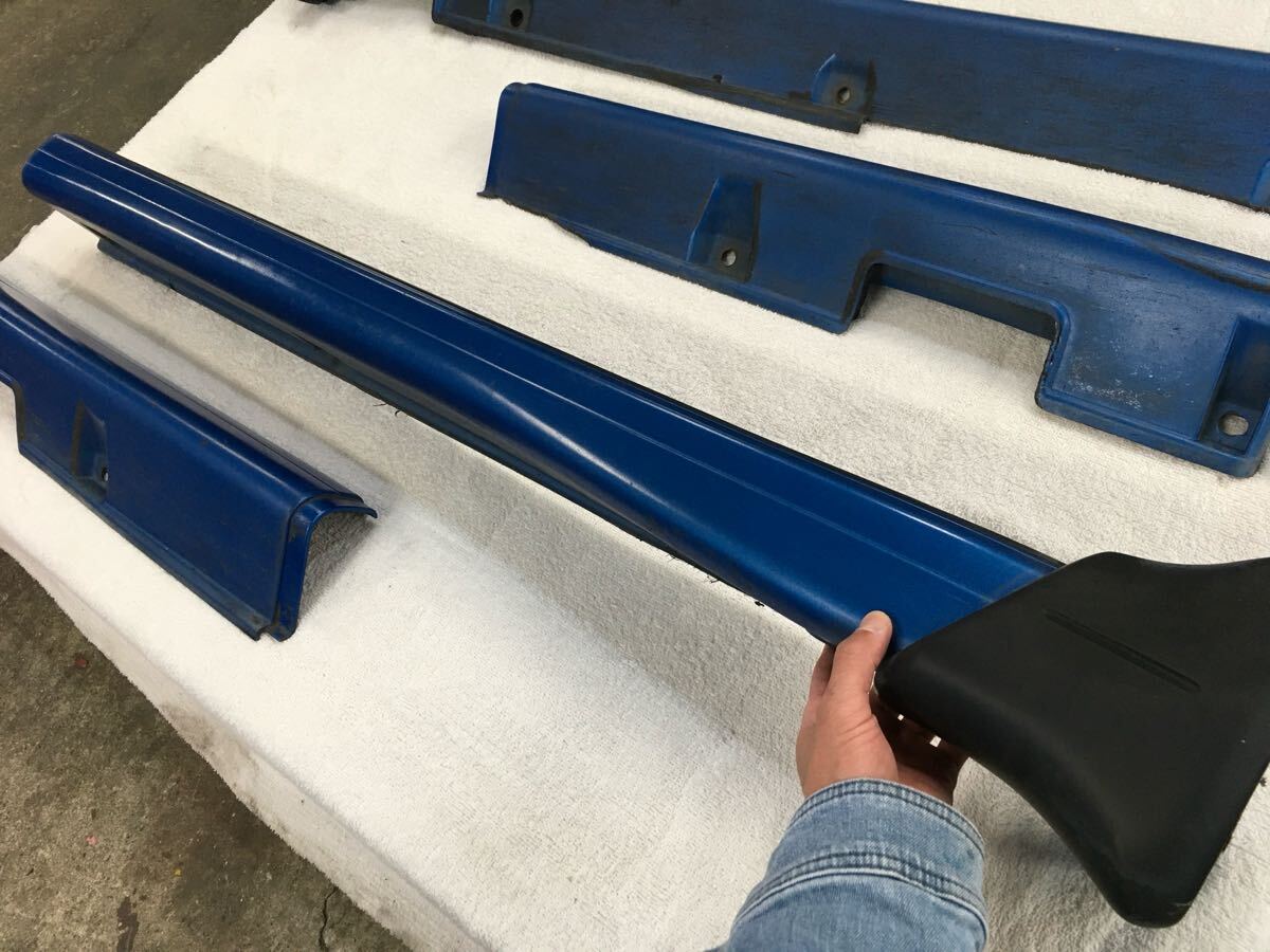 GF8 インプレッサ ワゴン WRX STi ver.6 后期 純正OP オプション エアロスプラッシュ サイドステップ マッドガード GC8 EJ20 JDM SUBARU