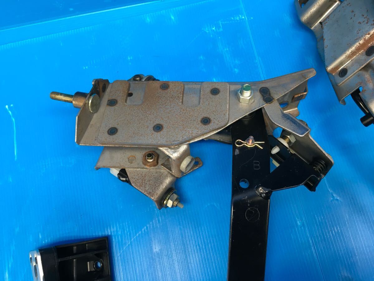 GF8 インプレッサ ワゴン WRX STi ver.6 后期 純正 アクセル ブレーキ クラッチ ペダル セット フットレスト付き GC8 EJ20 JDM SUBARU