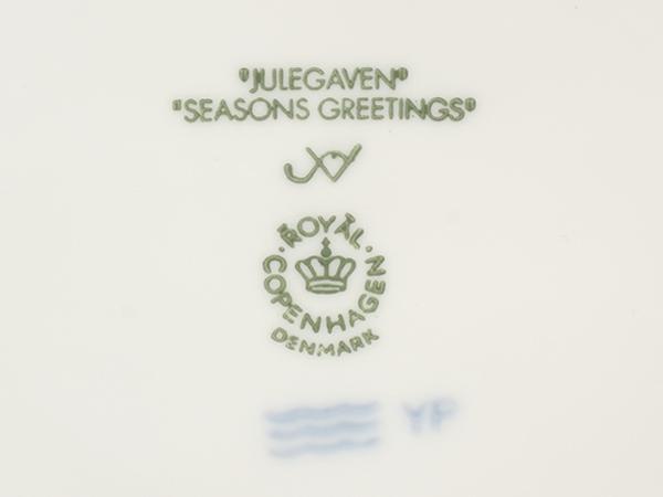  прекрасный товар Royal Copenhagen year plate украшение тарелка 18cm 2003 Royal Copenhagen