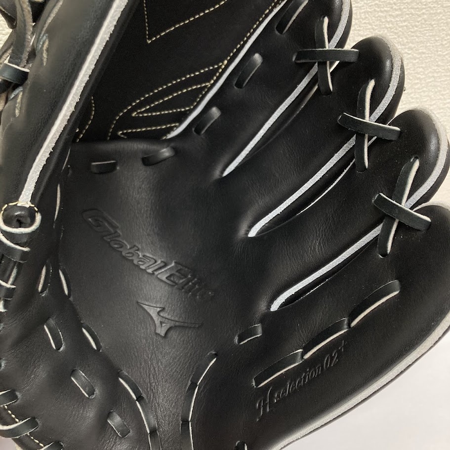 MIZUNO　ミズノ　グローバルエリート　グラブ　ゴールデンエイジ　軟式　投手用　1AJY22001　グローブ　ブラック　H Seliction 02＋