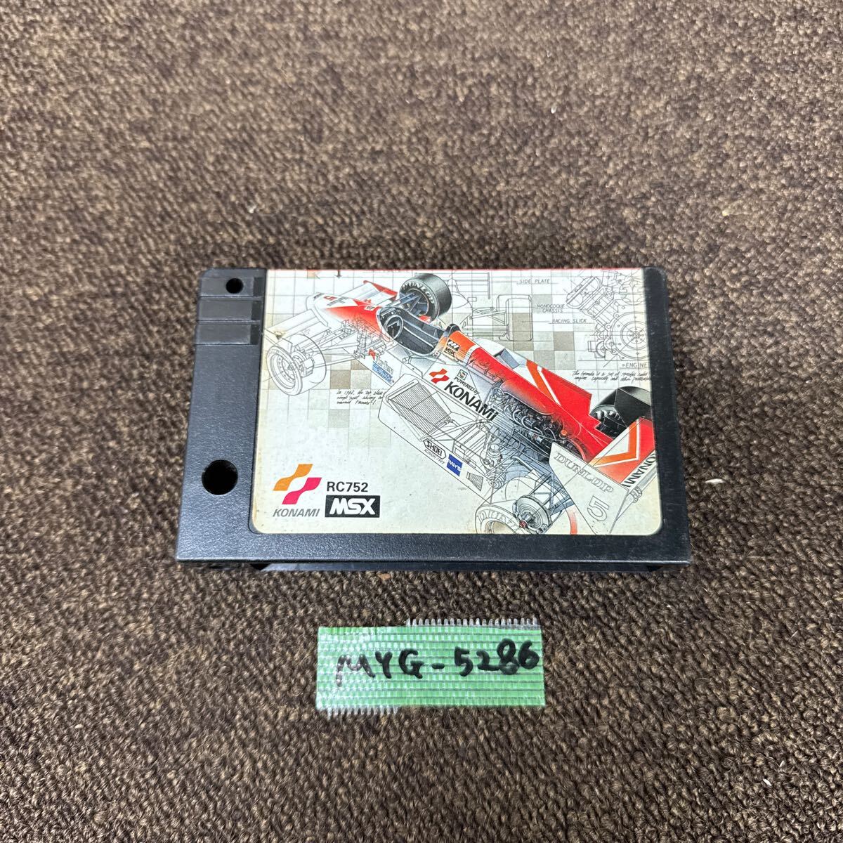 MYG-5286 激安 ゲー厶ソフト Konami MSX カートリッジROMソフト F-1 SPIRIT スピリット 動(dòng)作未確認(rèn) 中古品 同梱可