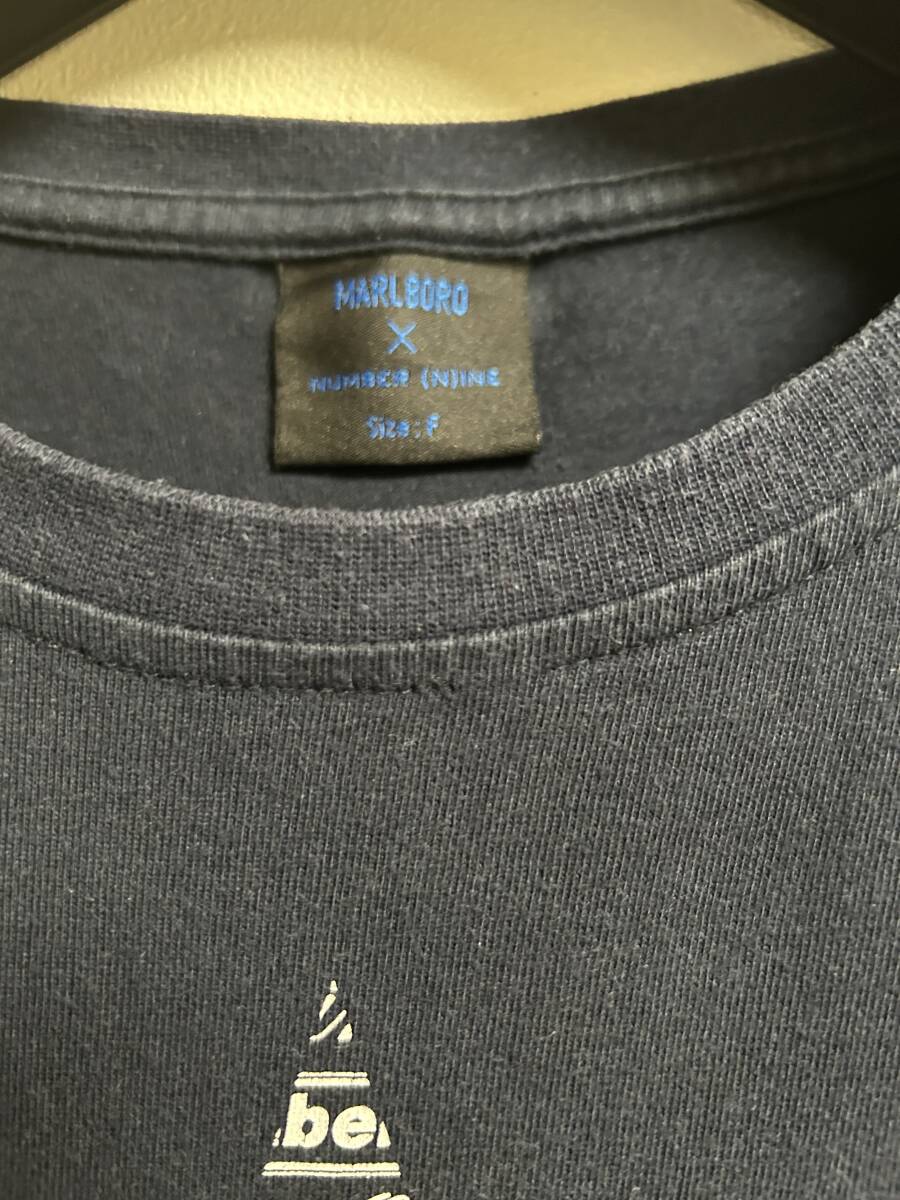  не продается NUMBER (N)INE × Marlboro Number Nine Marlboro spec ru наружный футболка короткий рукав 