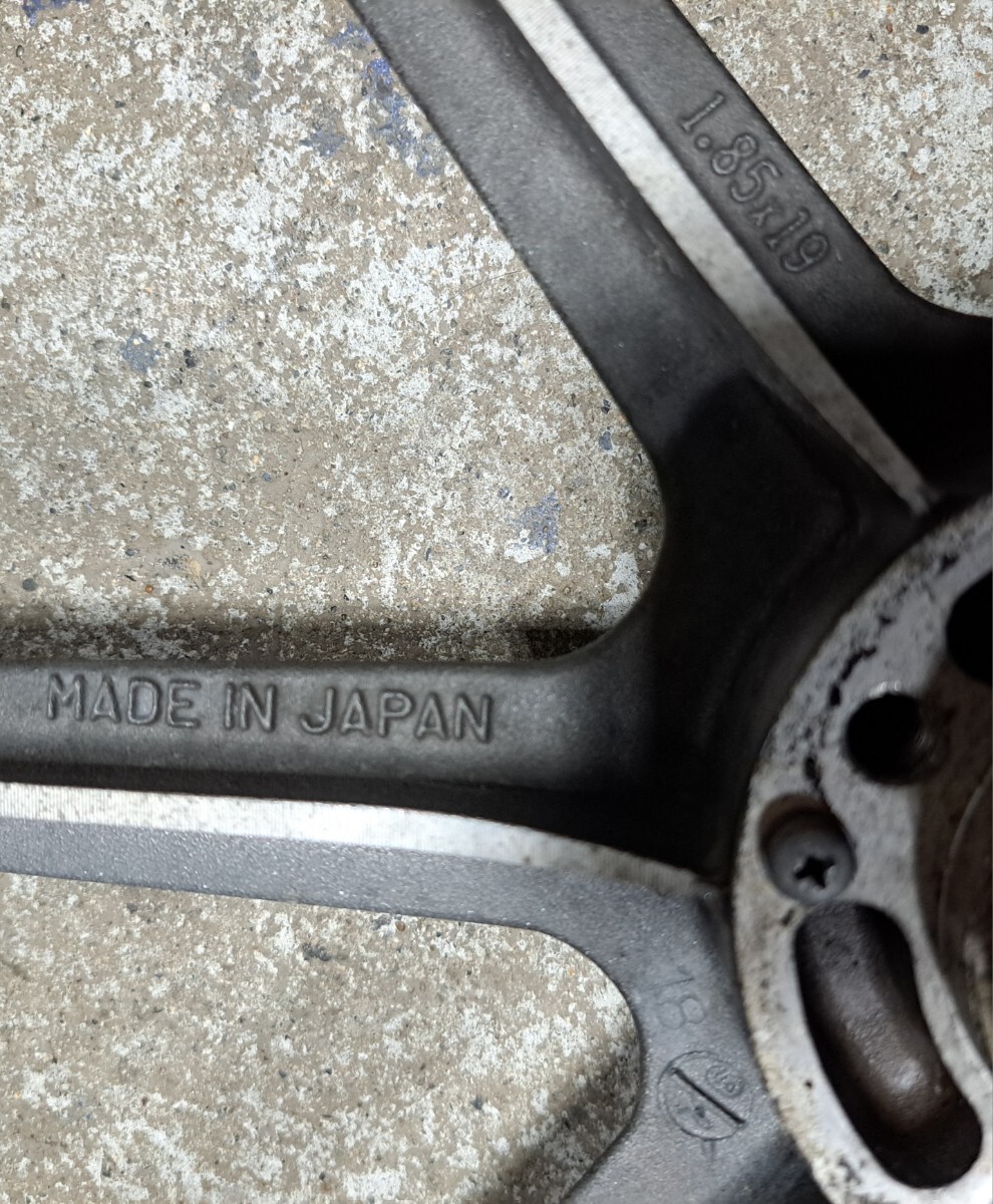 10 カワサキ純正 19インチ 1.85 フロントホイール Z400FX Z550FX Z400J Z750FX Z1000J Z1000R Z1 Z2 KZ900 KZ1000 Z1000MK2 Z1000J Z750D 