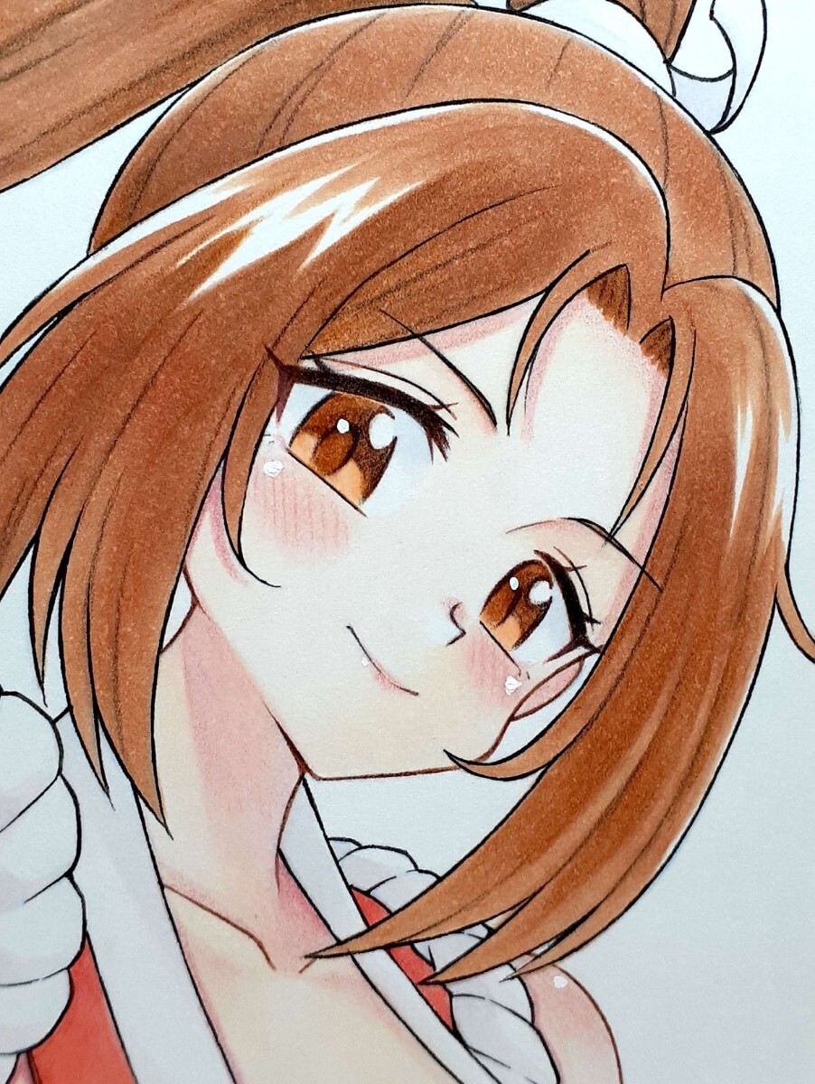 Yahoo!オークション - 手描きイラスト 不知火舞 餓狼伝説 KOF