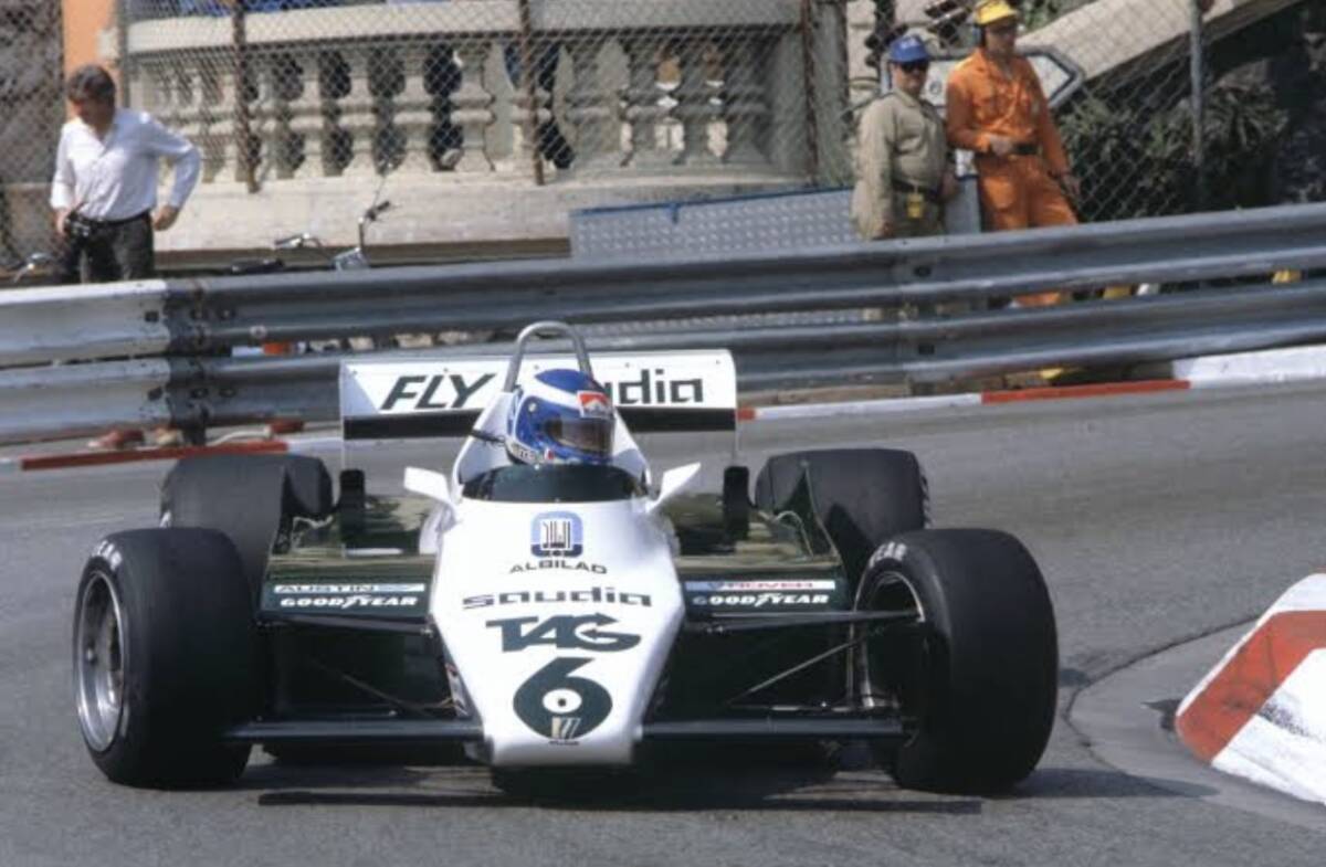1/43 F1 Williams FW08 1982 Keke Rosberg #6 TAG Abilad Fly Saudia ◆ 1982 Formula One World Champion ◆ Ford Cosworth DFV 3.0 V8