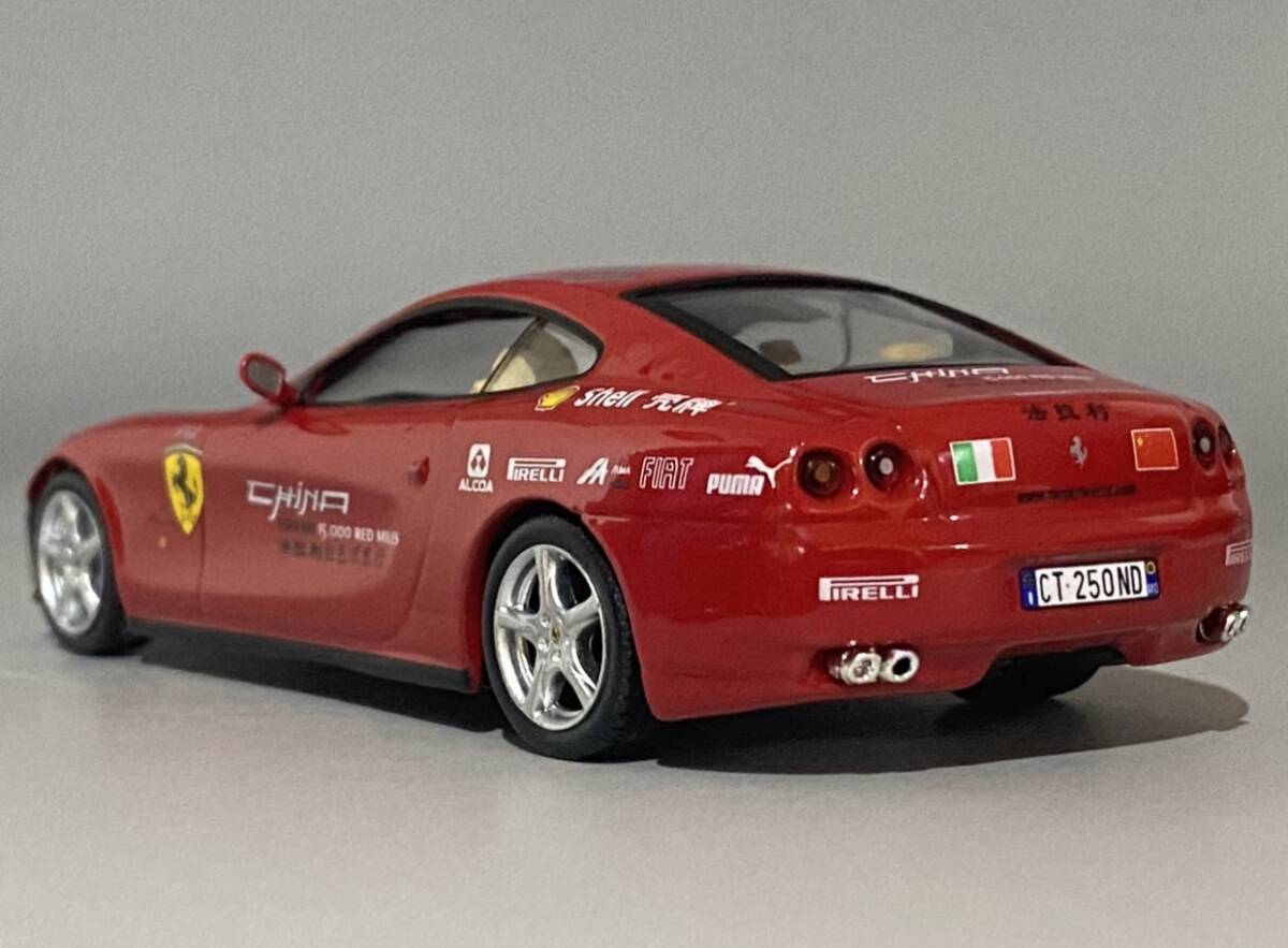 1/43 Ferrari 612 Scaglietti “China Tour” ◆ the 'Ferrari 15,000 Red Miles' ◆ フェラーリ 612 スカリエッティ「チャイナツアー」