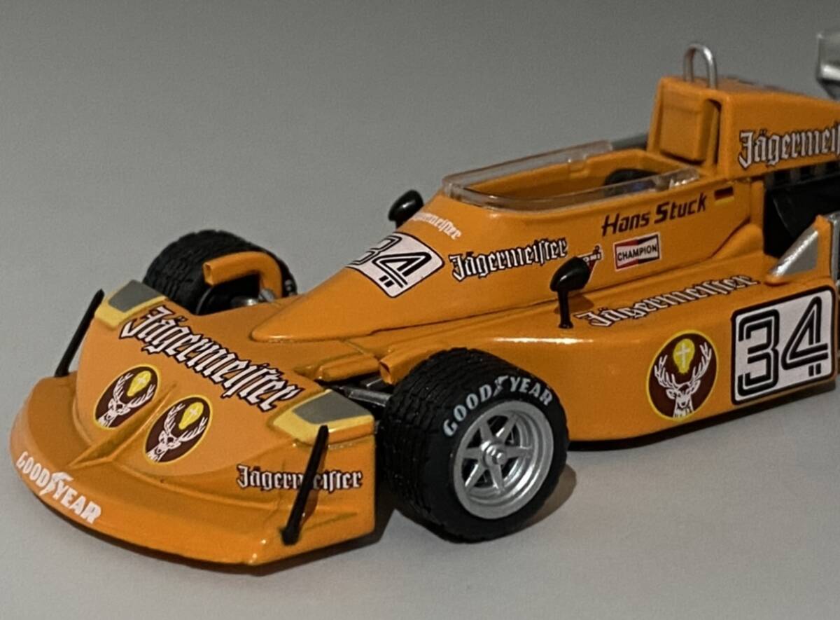 1/43 F1 March 761 1976 Hans-Joachim Stuck #34 Jagermeister ◆ Ford Cosworth DFV 3.0 V8 ◆ DeAgostini