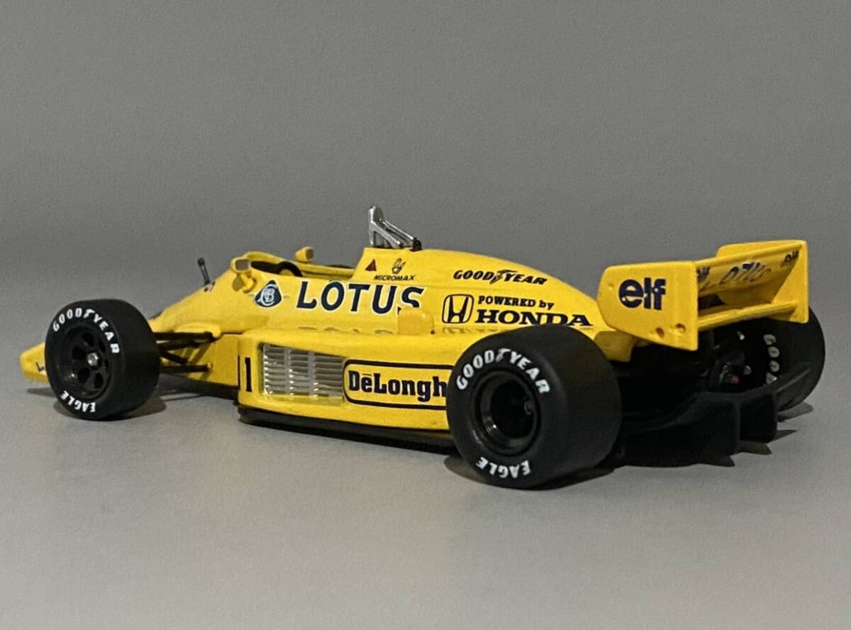 1/43 F1 Camel Team Lotus Honda 99T Satoru Nakajima #11 ◆ 12位 1987 FIA Formula One World Championship ◆ ロータス ホンダ 中嶋 悟_画像3