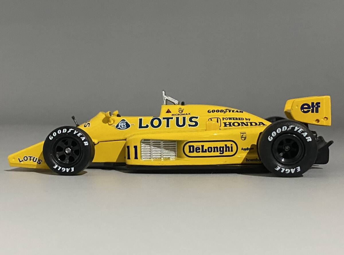 1/43 F1 Camel Team Lotus Honda 99T Satoru Nakajima #11 ◆ 12位 1987 FIA Formula One World Championship ◆ ロータス ホンダ 中嶋 悟_画像5
