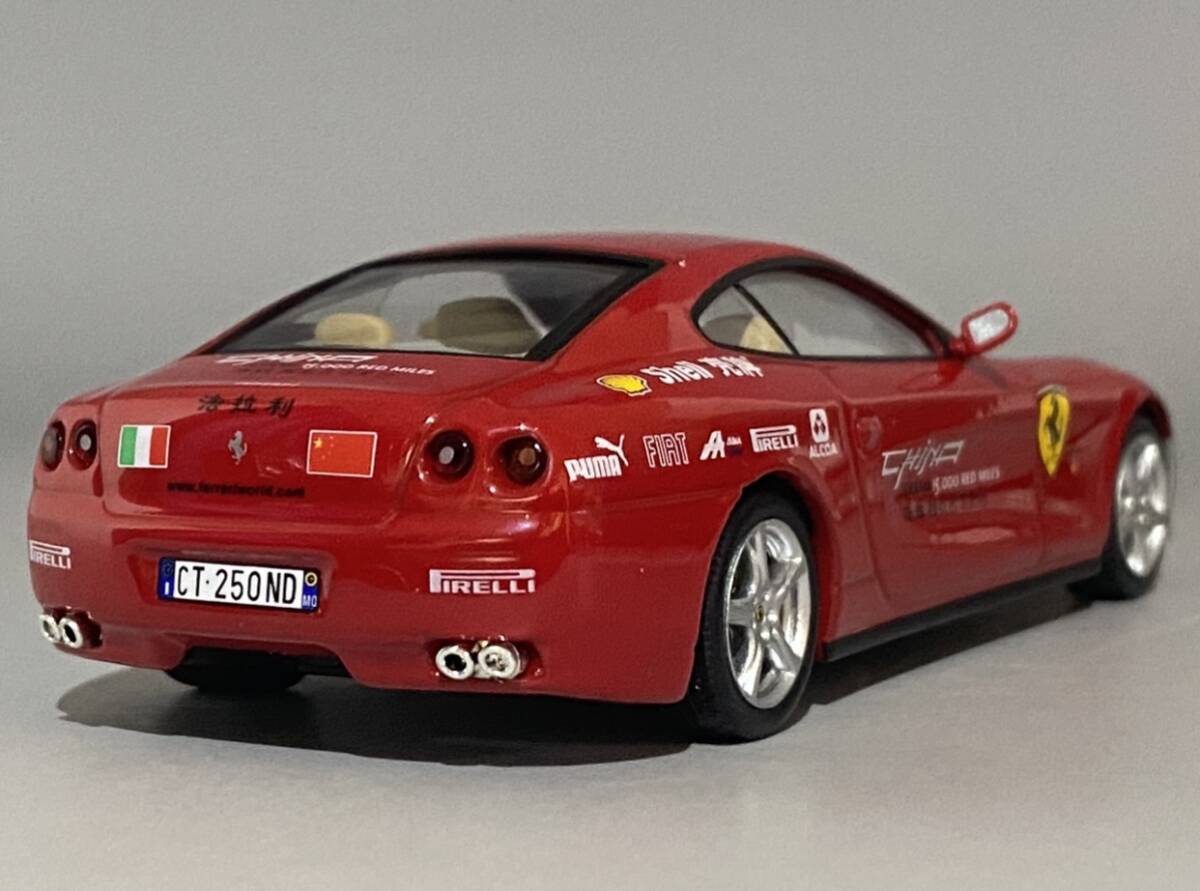 1/43 Ferrari 612 Scaglietti “China Tour” ◆ the 'Ferrari 15,000 Red Miles' ◆ フェラーリ 612 スカリエッテ?！弗隶悭ぅ圣磨ⅸ`」