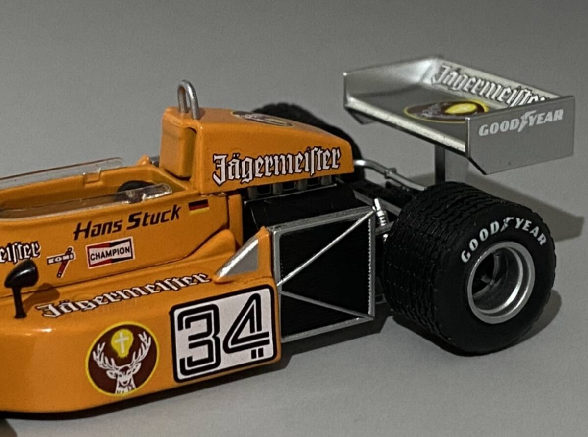 1/43 F1 March 761 1976 Hans-Joachim Stuck #34 Jagermeister ◆ Ford Cosworth DFV 3.0 V8 ◆ DeAgostini