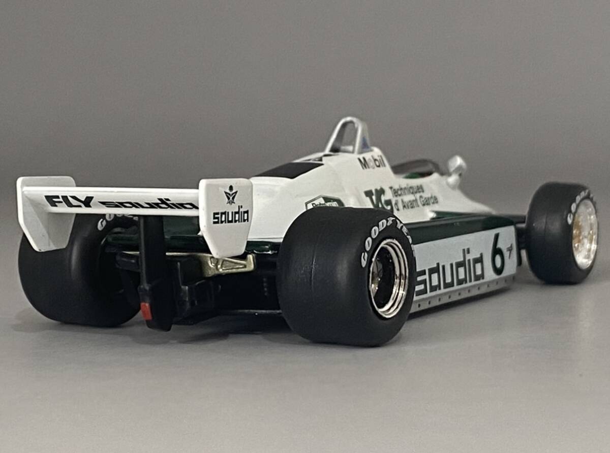 1/43 F1 Williams FW08 1982 Keke Rosberg #6 TAG Abilad Fly Saudia ◆ 1982 Formula One World Champion ◆ Ford Cosworth DFV 3.0 V8