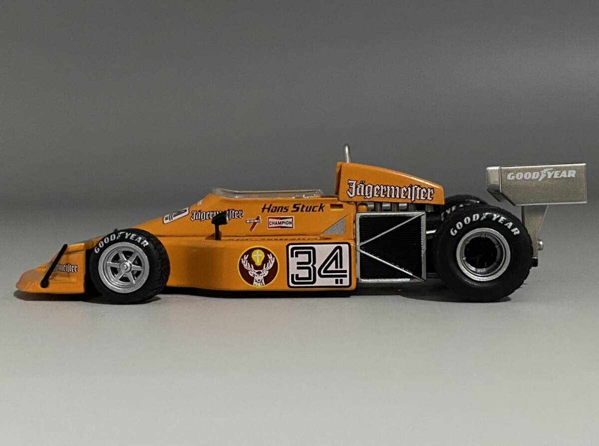 1/43 F1 March 761 1976 Hans-Joachim Stuck #34 Jagermeister ◆ Ford Cosworth DFV 3.0 V8 ◆ DeAgostini