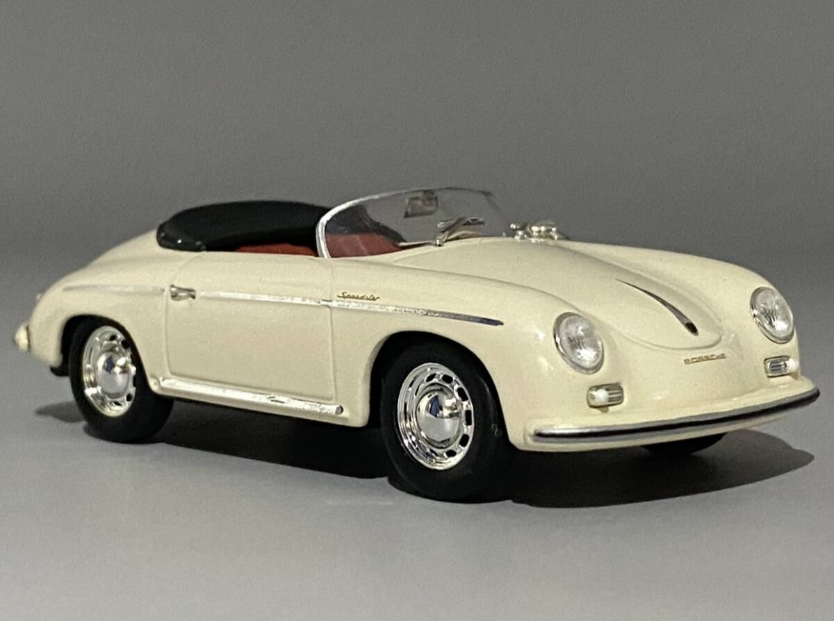 Minichamps 1/43 Porsche 356 A Speedster 1956 Ivory ◆ Black Box Exclusive for Kyosho ◆ ミニチャンプス ポルシェ PMA 400 065535