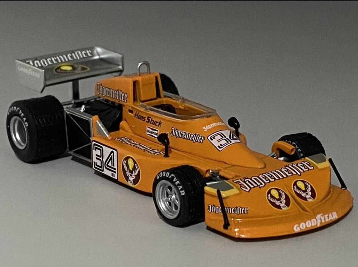1/43 F1 March 761 1976 Hans-Joachim Stuck #34 Jagermeister ◆ Ford Cosworth DFV 3.0 V8 ◆ DeAgostini