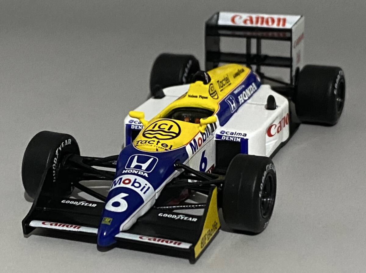 1/43 F1 Canon Williams Honda FW11B 1987 Nelson Piquet #6 * 1987 FIA Formula One World Champion * Williams Nelson pike