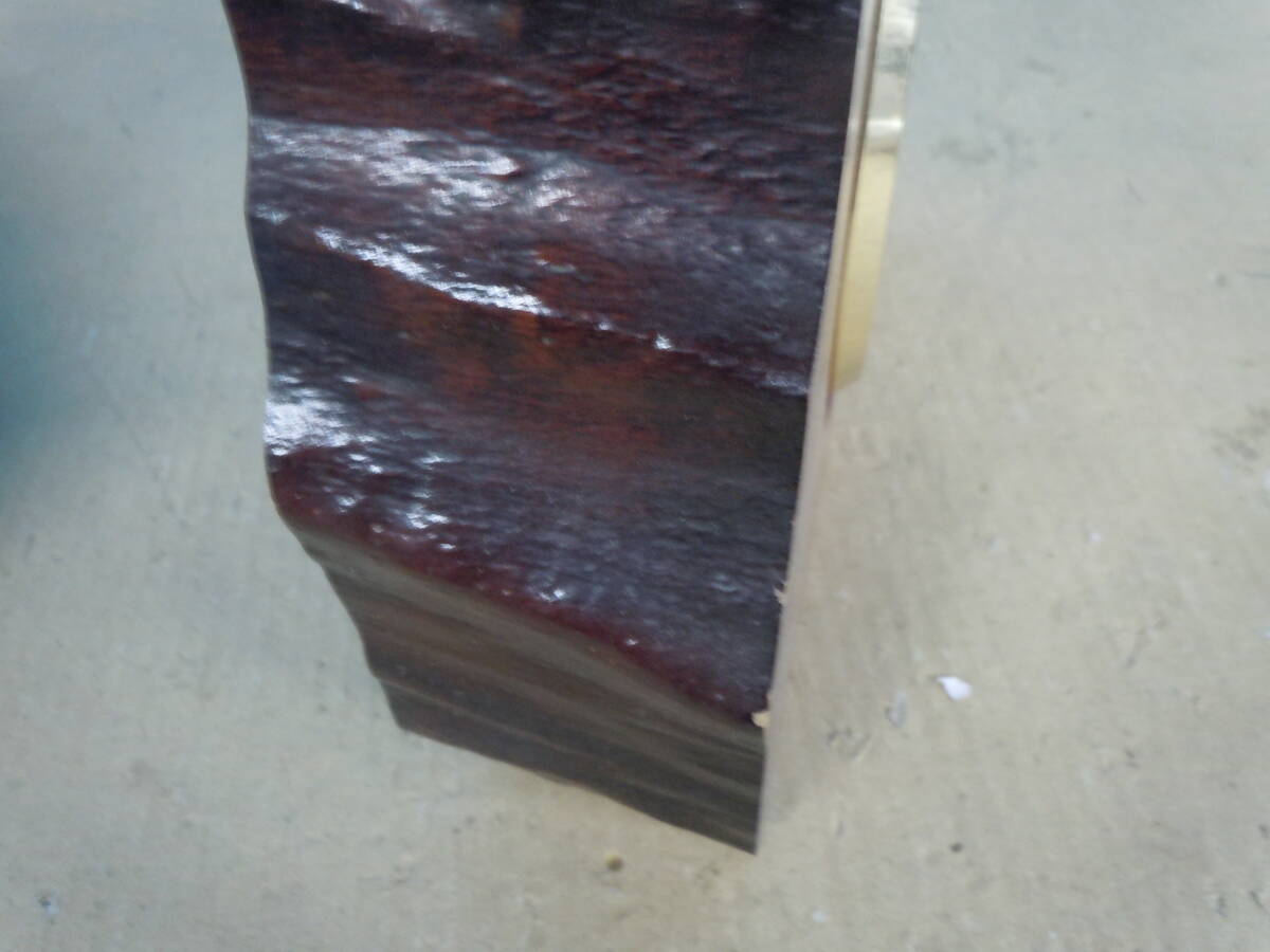 ●シチズン　クォーツ　置時(shí)計(jì)　レトロ　橫幅約２５ｃｍ　高さ２０ｃｍ　電池カバー欠品※ジャンク■６０