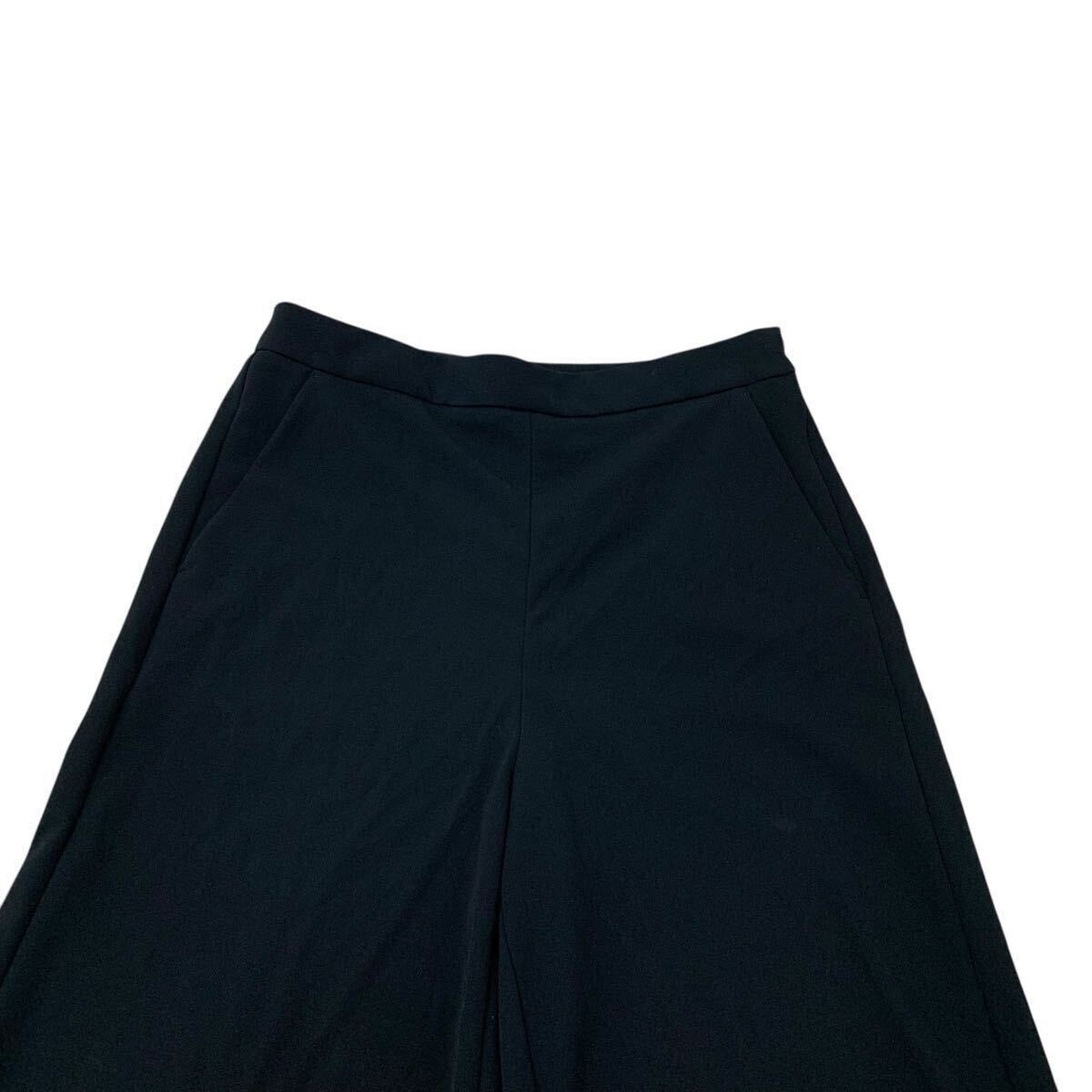 B452-39 Sybilla シビラ ワイドパンツ パンツ ズボン ボトムス ブラック 黒 レディース M 日本制 