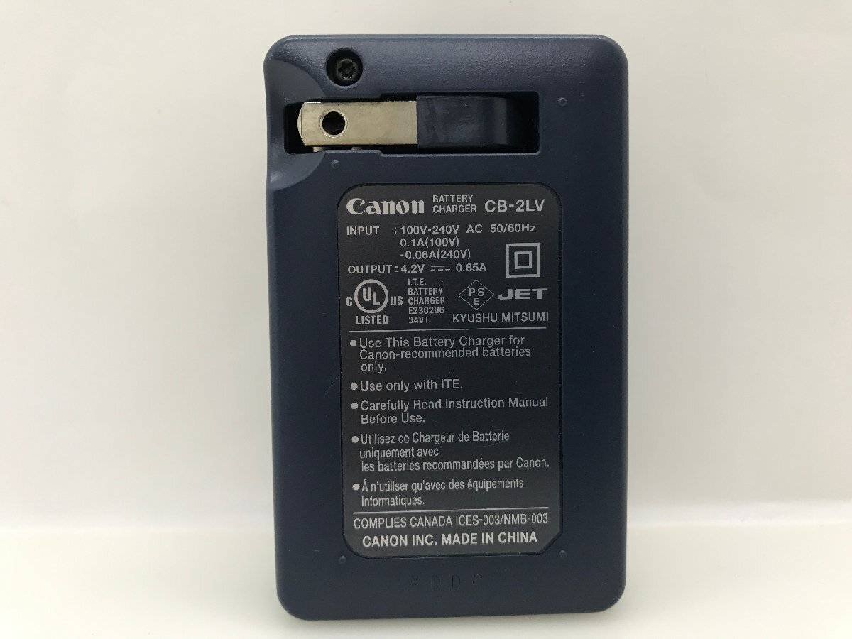 Canon　バッテリーチャージャー　CB-2LV　中古品F-7864