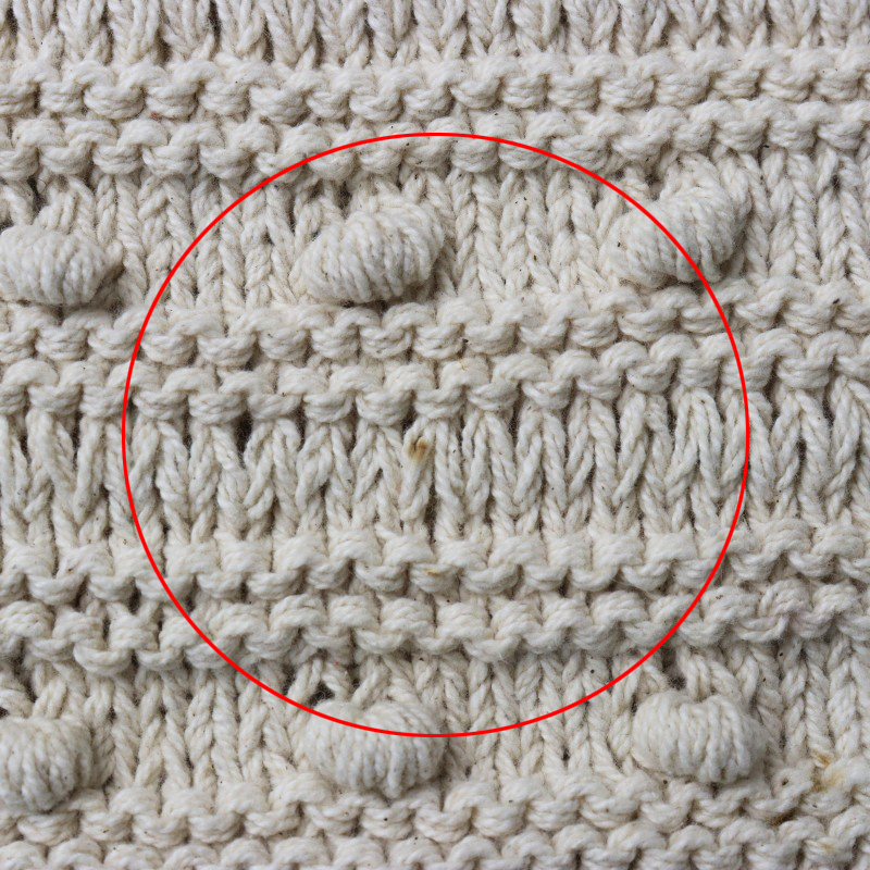 ネパール製 2023SS ハグオーワー HUG O WaR フラワー＆ポップコーン編みハンドニットベスト Ｆ/ベージュ トップス【2400014411836】_画像8