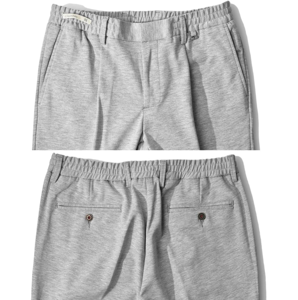 5萬【PAOLONI パオローニ 新品】クリーンで上品なテックジャージー◇里メッシュ二層生地で超快適◇最高品質(zhì)イタリア制のドローコードパンツ