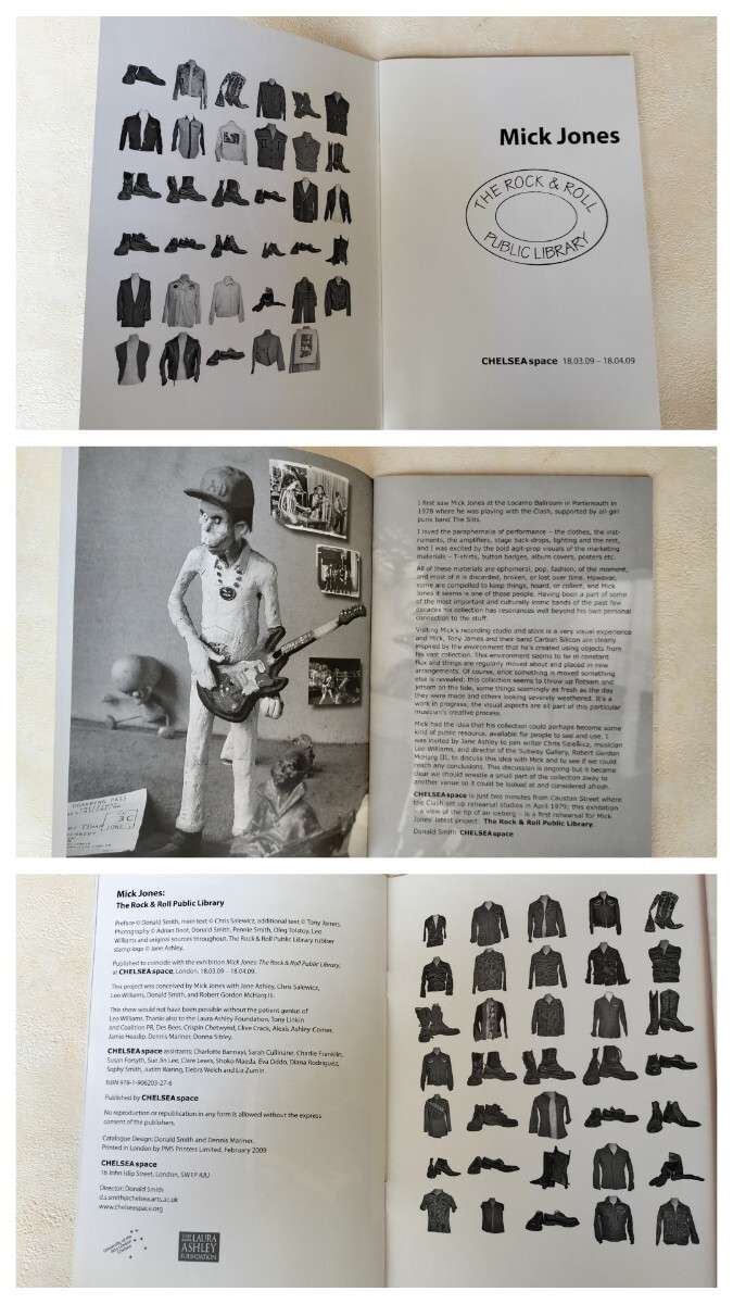 ミック・ジョーンズ 展覧会 パンフレット/雑誌MOJO付録CD、UNCUTクラッシュ特集_画像4