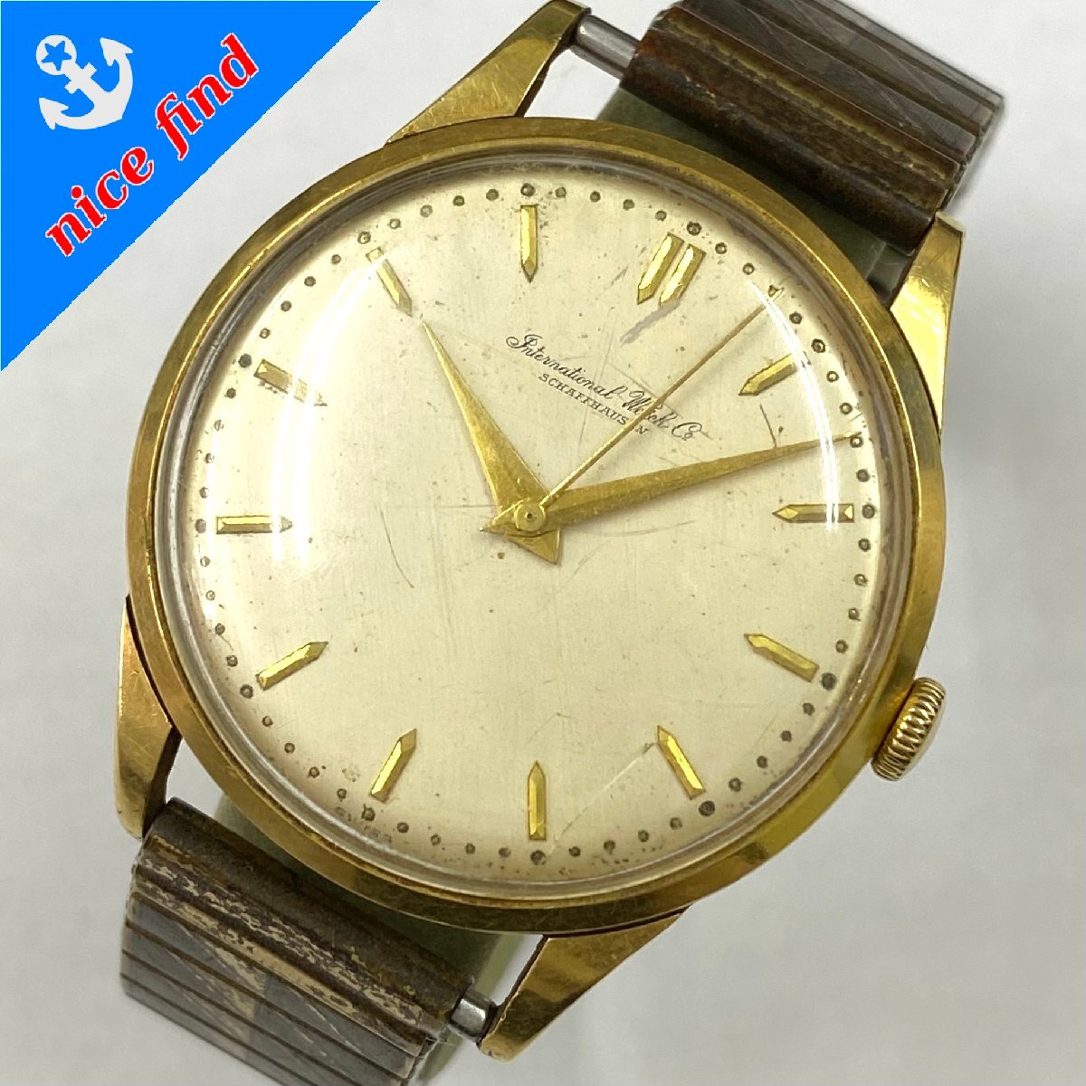 【GINGER掲載商品】 ◇シャフハウゼン IWC SCHAFFHAUSEN◇手巻き 腕時計 メンズ その他
