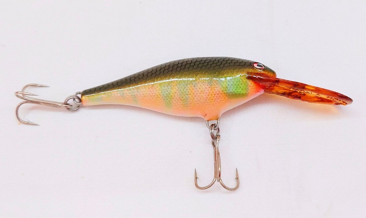 OLD RAPALA 1980年初頭　ハンドメイド　ショップ限定　ラパラ　シャッドラップ　RAPALA SR7　オイカワカラーホイル張り　希少　レア　