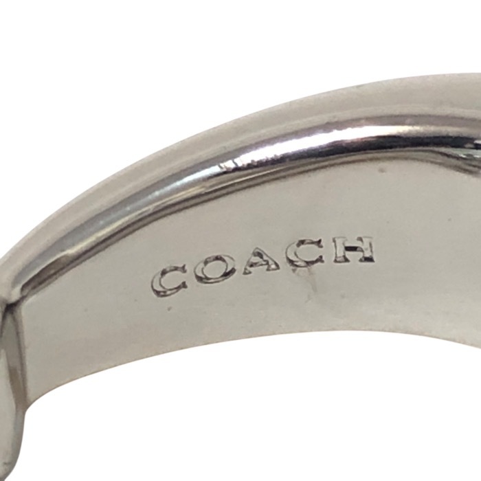 COACH コーチ ミックスド メタル パヴェ ハギー ピアス ゴールド シルバー【中古】 レディース