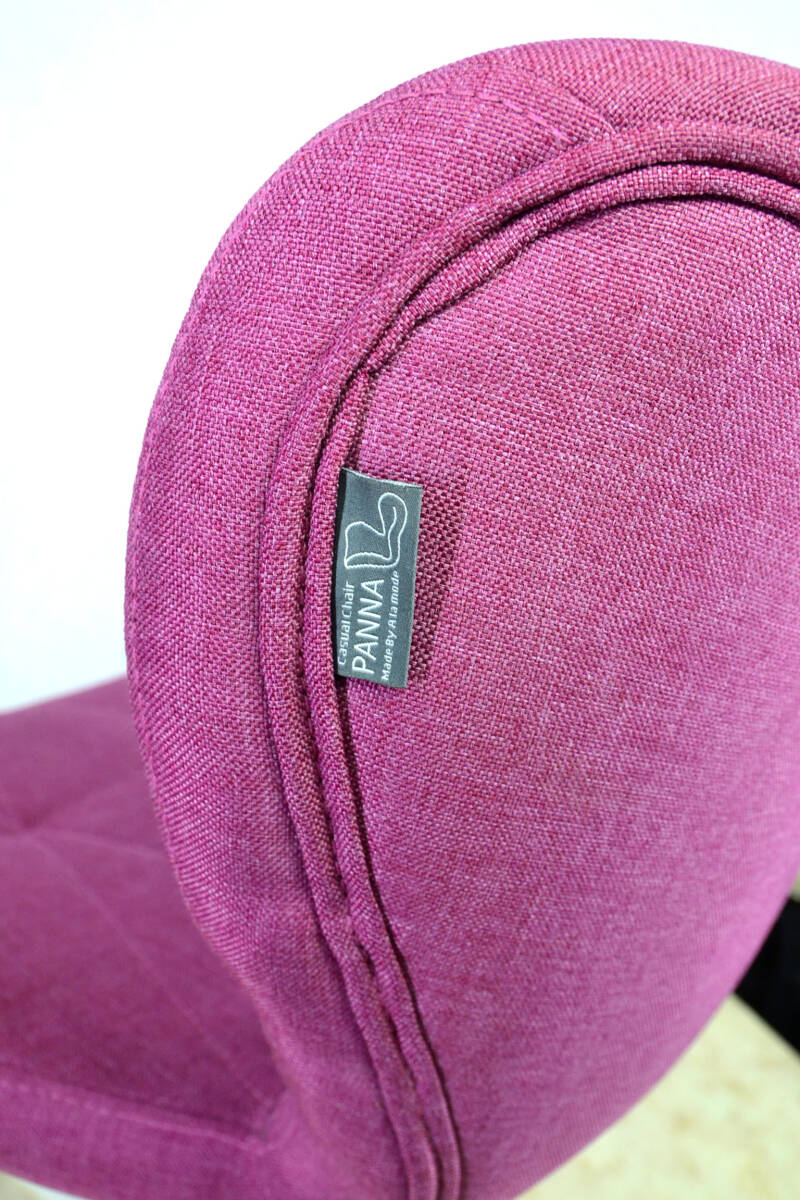 ピンクのチェア カジュアルオフィスチェア PANNA アラモード 中古品手渡し歓迎_画像7