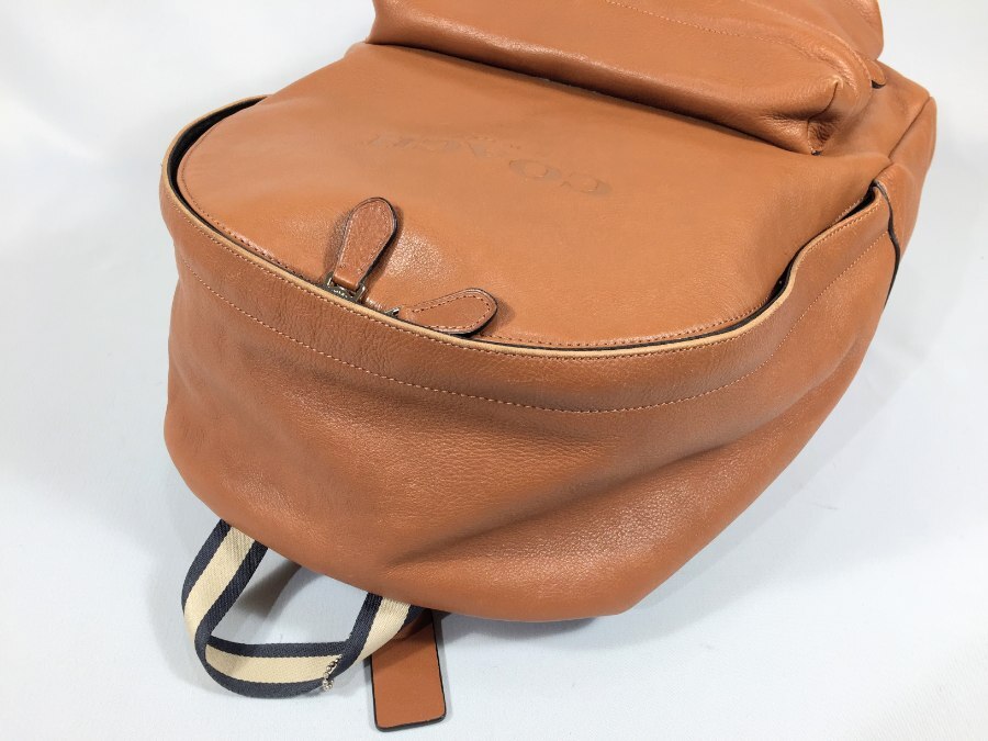 コーチ リュックサック レザー ブラウン バックパック 【人気 美品】 返品保証