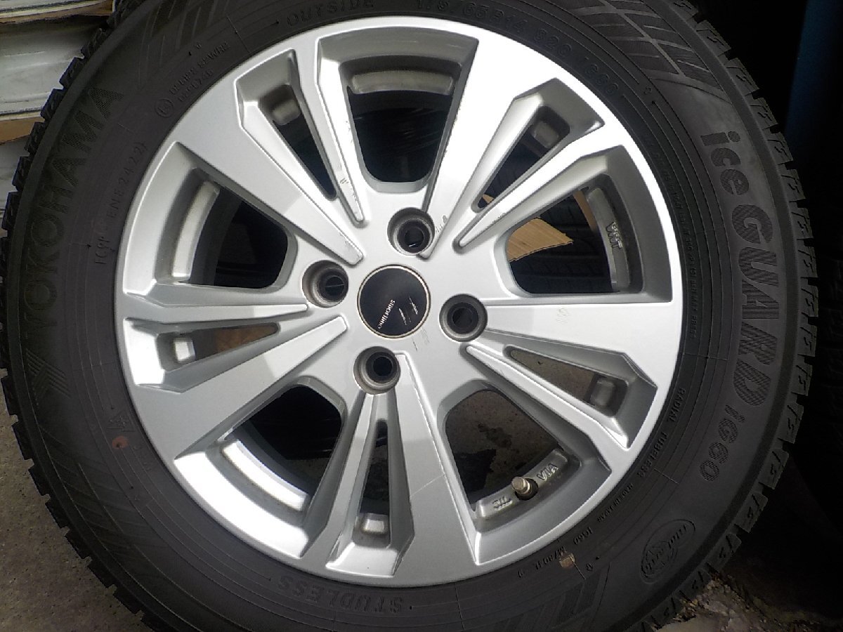 ■業者宛送料安　フィアット　500　スマートライン14インチスタッドレス4本セット　5.5J+35　98/4　175/65-14　IG60　2022年製■京都発_画像4