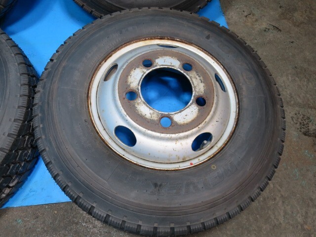 ◆エルフ◆205/85R16 117/115N LT ホイール付◆TOYO DELVEX M634◆JIS 16×5.5J PCD203.2 116.5-8TC 8C 11 ボルト穴29mm◆6本◆A1767_画像4