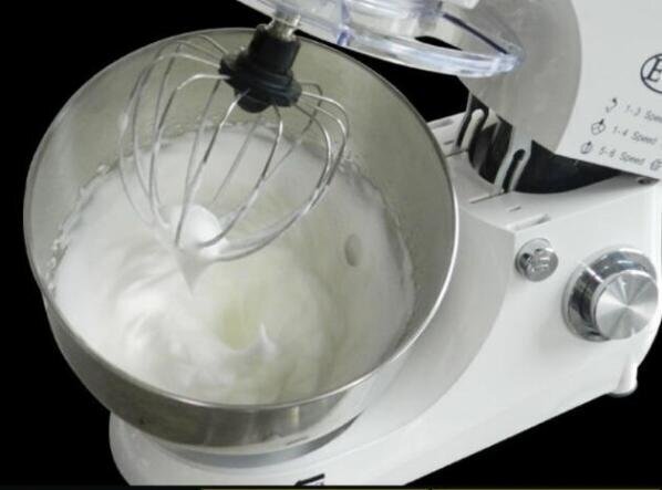 業(yè)務用ミキサーキプロスター5L、6段階のスピード調節(jié)機能/卓上型 大容量 5L 生地 混ぜ/こね/泡立て パンこねき機 ステンレス