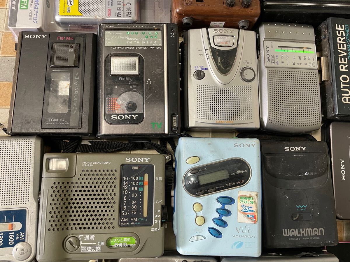 ラジオ　カセットプレーヤー　まとめ　 SONY Panasonic AIWA KENWOOD WALKMAN