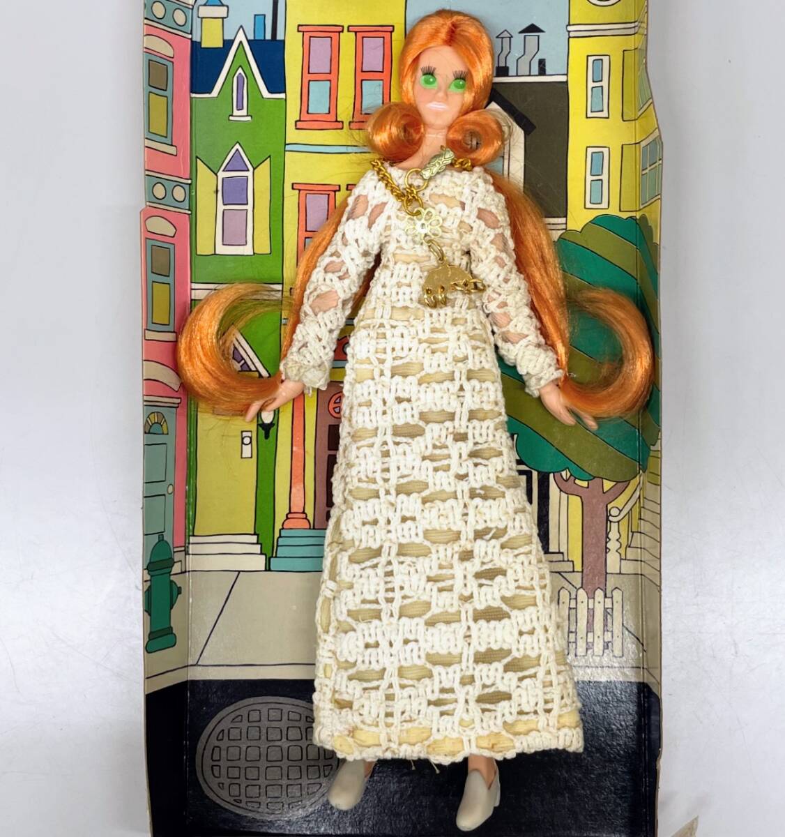  быстрое решение редкий 70s IDEAL Fashion Flatsy 3 body I der ru мода flasi- картон есть ... более того кукла pe язык ko