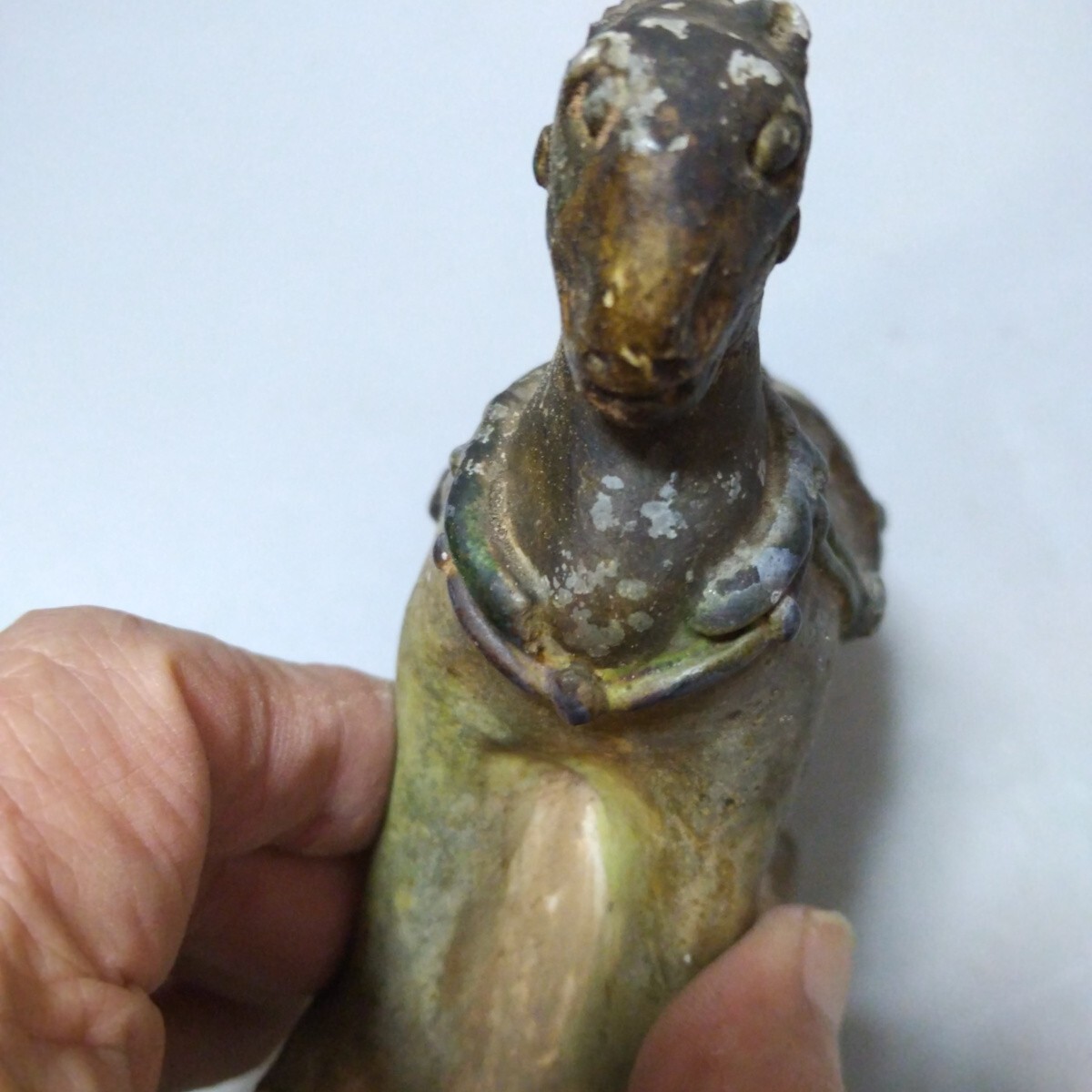 唐三彩馬置物大