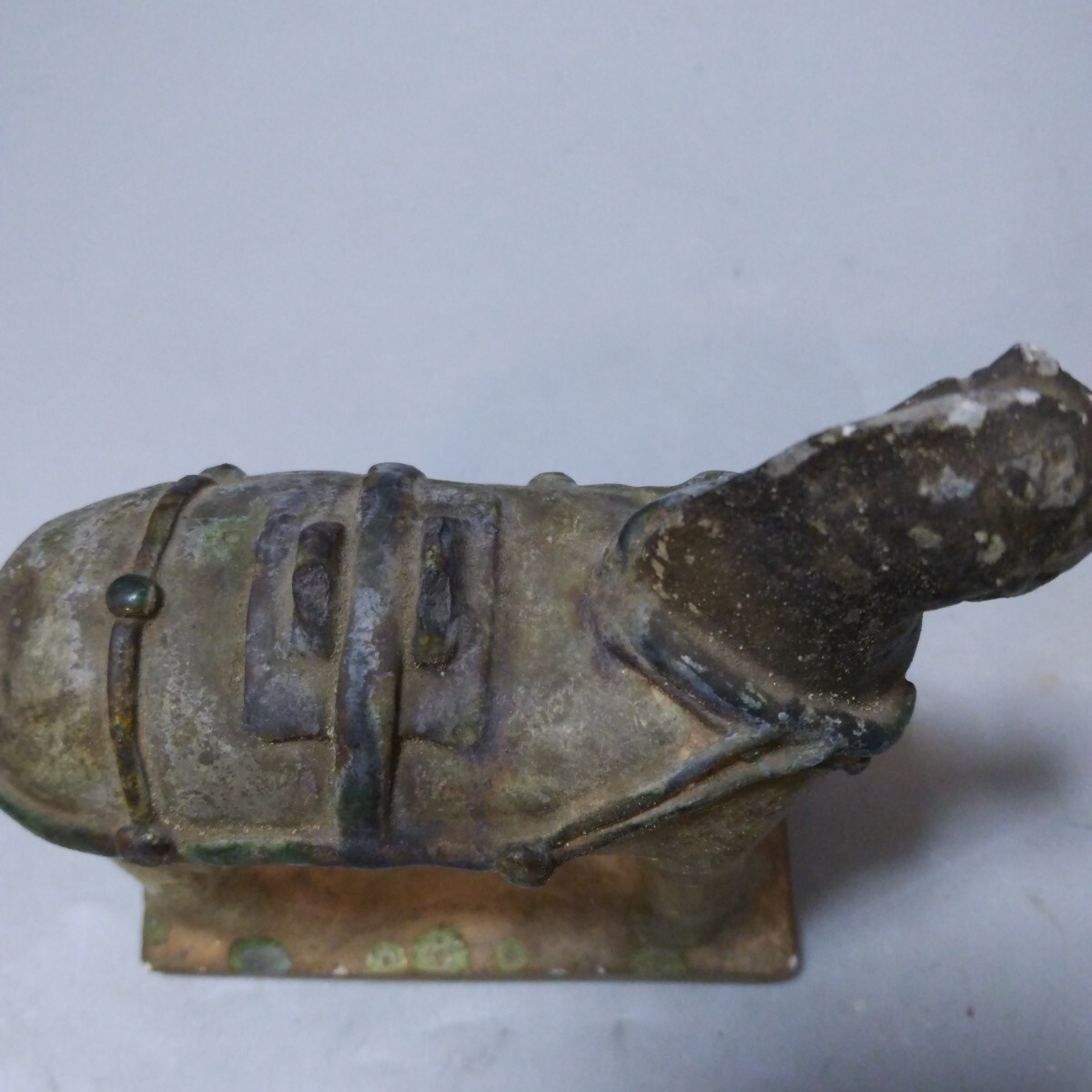 唐三彩馬置物大