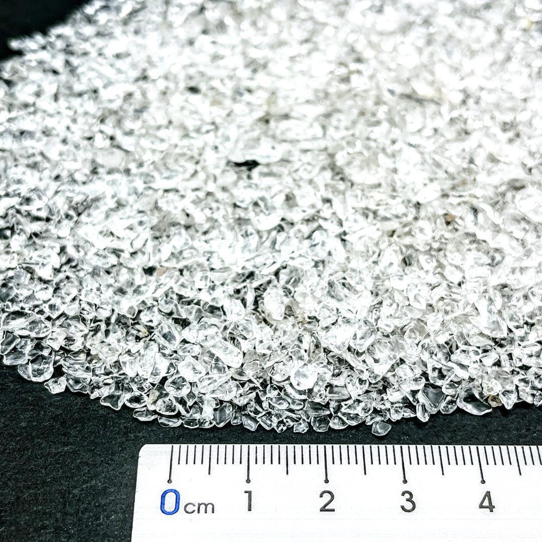 【小粒100g】ブラジル産 5A 水晶 浄化用 さざれ石 クリスタル チップ さざれ ポイント タンブル ナゲット 原石_画像2
