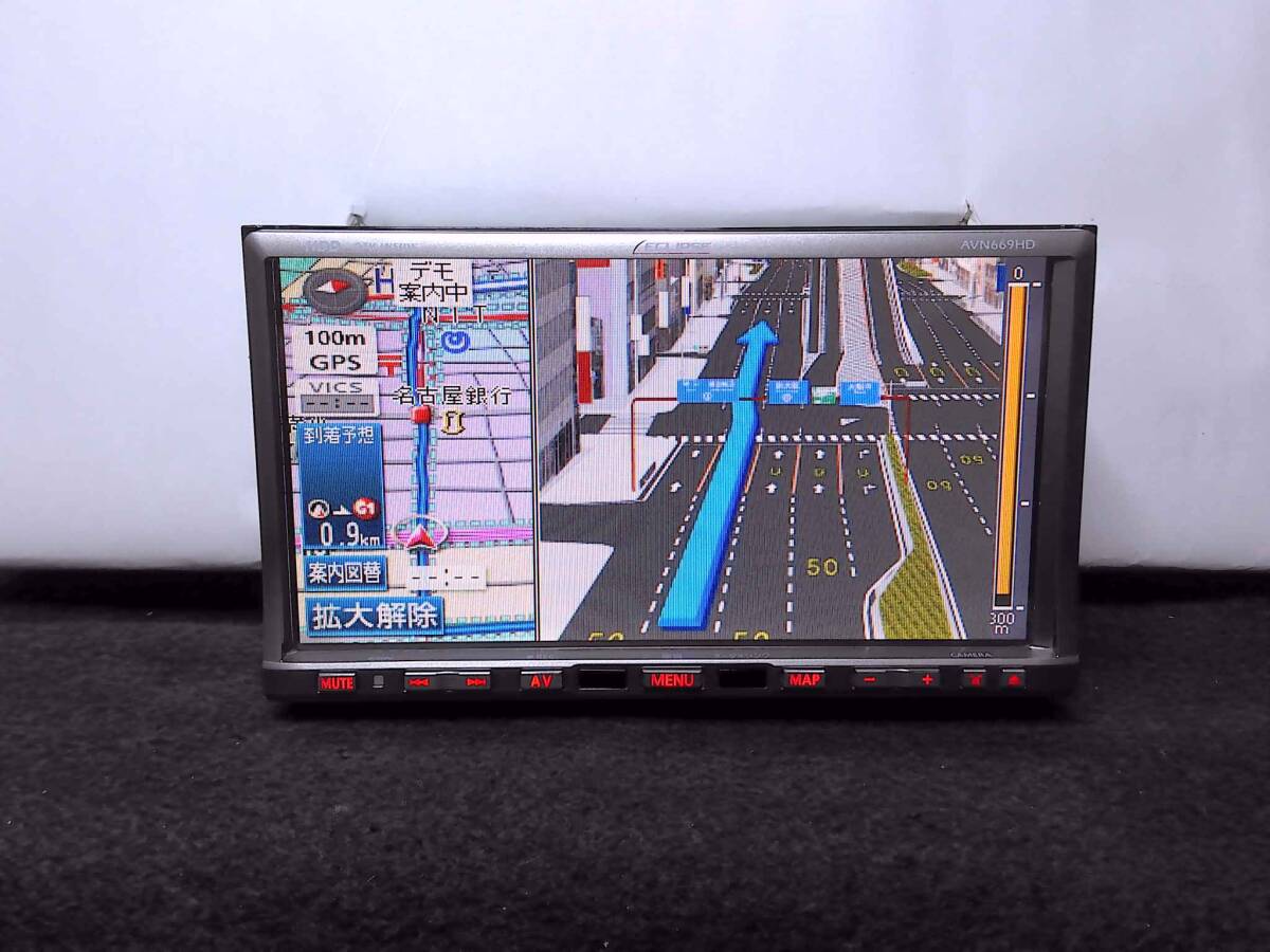 * Япония бесплатная доставка по всей стране Suzuki pon есть ECLIPSE Eclipse HDD navi AVN669HD 4X4 Full seg TV встроенный DVD воспроизведение видео CD3000 искривление запись с гарантией 