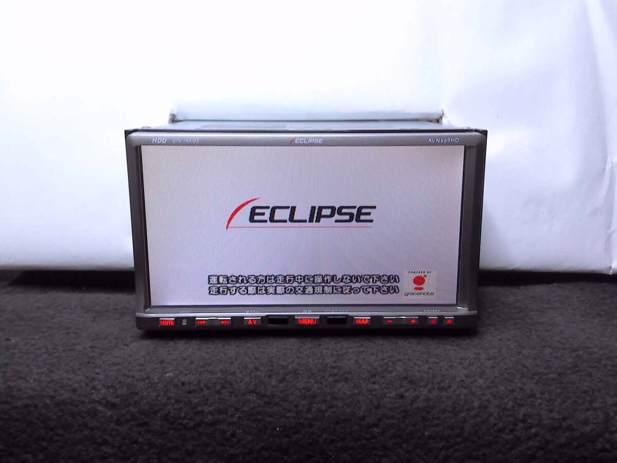 * Япония бесплатная доставка по всей стране Suzuki pon есть ECLIPSE Eclipse HDD navi AVN669HD 4X4 Full seg TV встроенный DVD воспроизведение видео CD3000 искривление запись с гарантией 