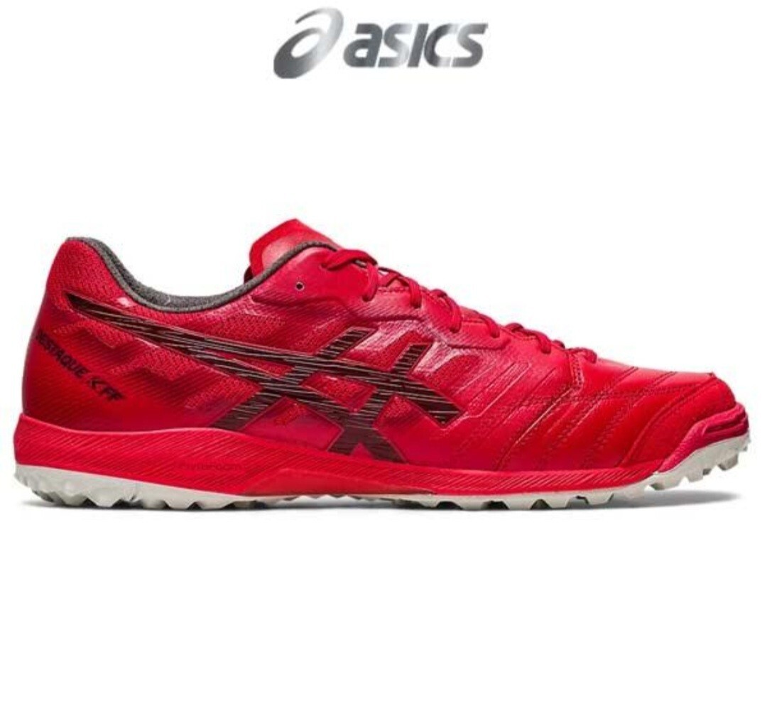 asics　アシックス フットサルシューズ DESTAQUE K FF TF CLASSIC RED_BEET JUICE 1111A218ー600　クラシックレッド　新品　未使用　28.0cm