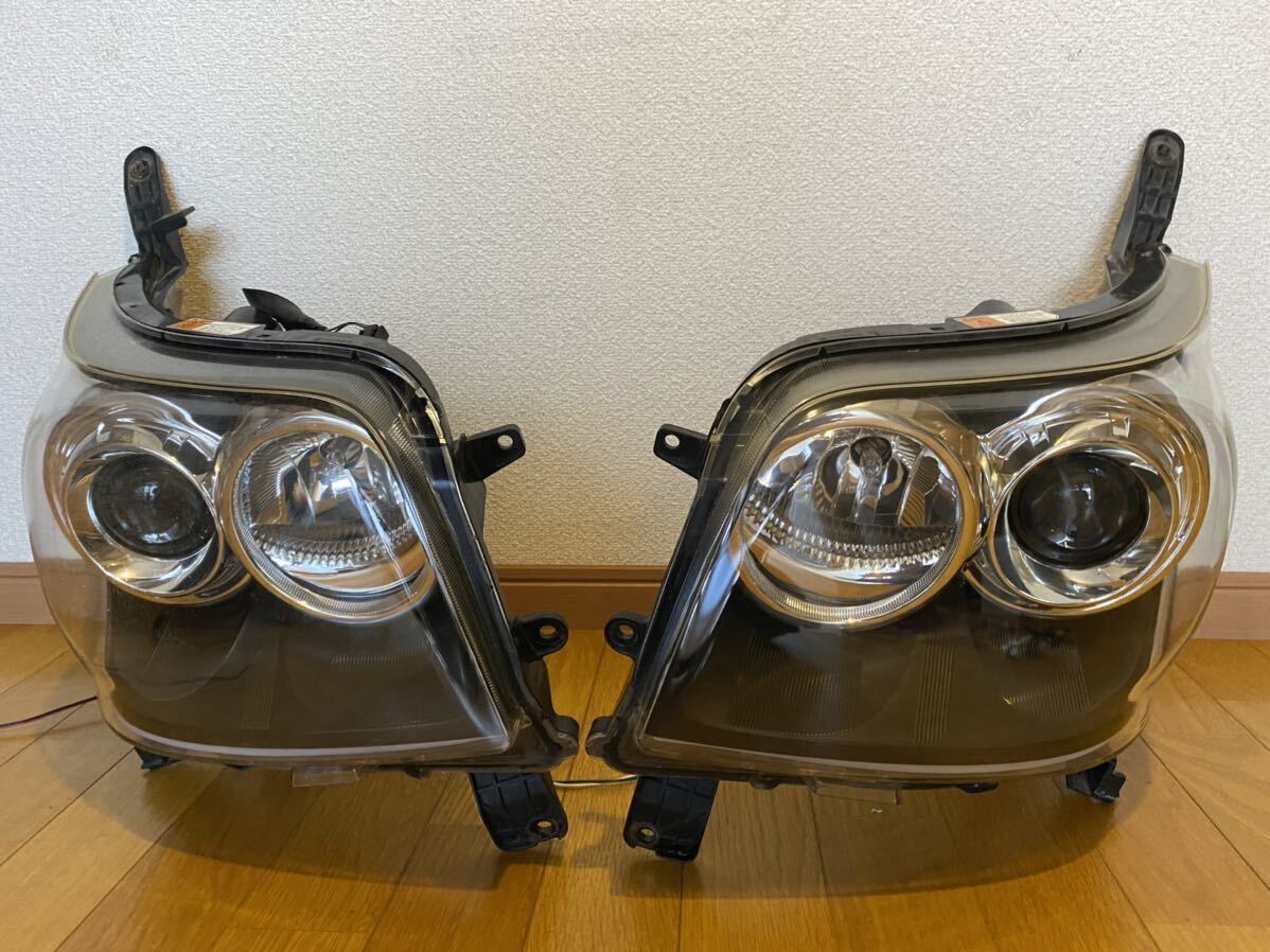 L175S/L185Sムーヴ カスタム前期HIDヘッドライトシーケンシャルウィンカー2色発光ライン_画像4