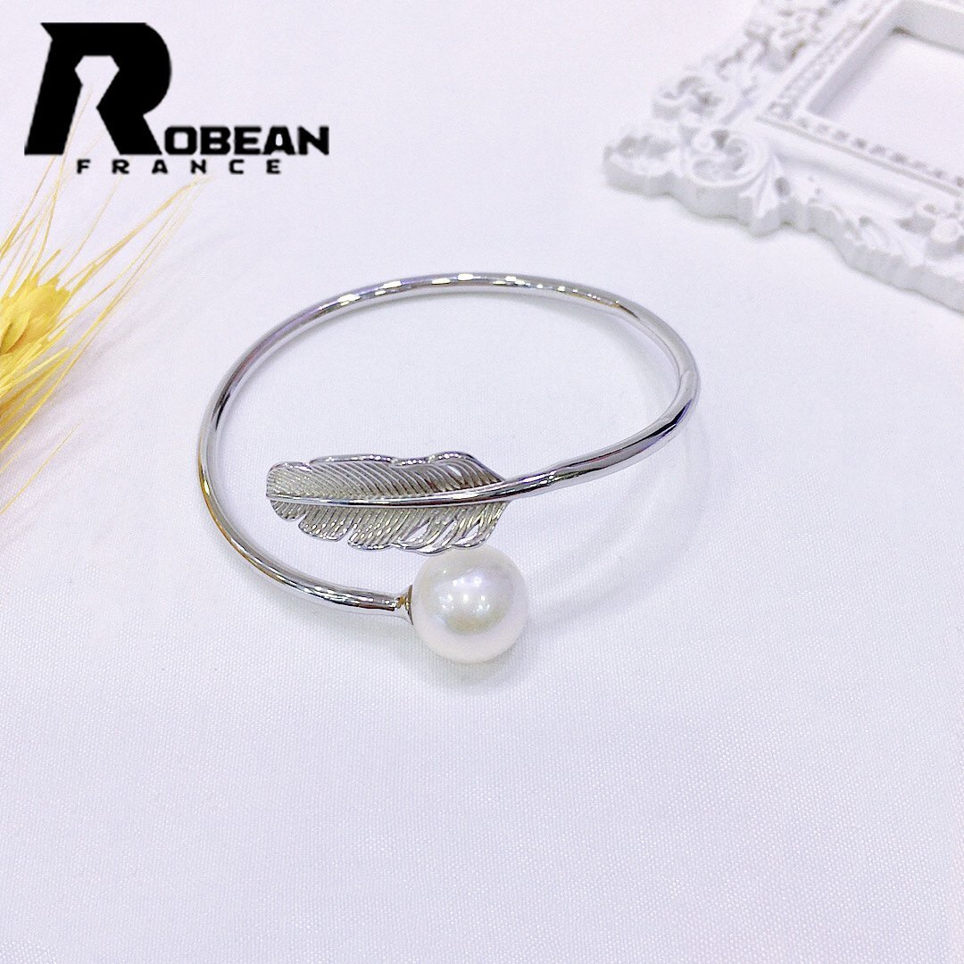 上品 EU制 定価9萬円★ROBEAN?淡水真珠?ブレスレット★天然パール パワーストーン s925 アコヤ真珠 本真珠 オシャレ 11-12mm S0011257