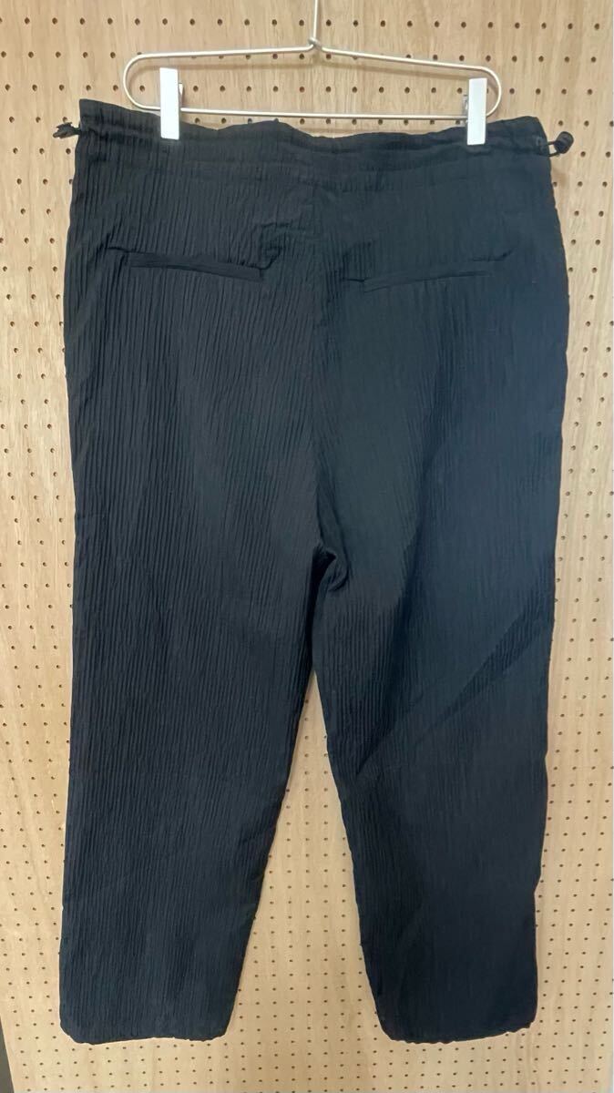 ZARA プリーツイージーパンツ ザラ メンズ ジョガーパンツ ブラック_画像2